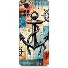 Xiaomi Redmi Note 11 Uyumlu Çapanın Gücü Kompozisyonu  Desenli Silikon Kılıf