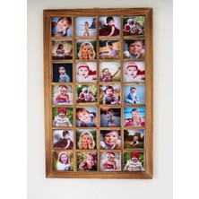 Ahşap Çerçeve Ahşap Çoklu Fotoğraf Çerçevesi Ahşap Kolaj Resim Albümü