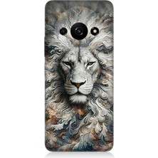 Xiaomi Redmi A3 Uyumlu Aslan Asaletin Sessiz Gücü  Desenli Silikon Kılıf