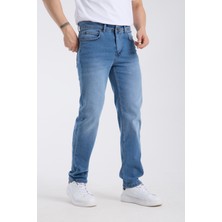 OneZero Erkek Pantolon Mavi Regular Fit Jeans