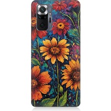 Xiaomi Redmi Note 10 Pro Uyumlu Canlı Bahar Çiçekleri Patlaması  Desenli Silikon Kılıf