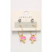 Renkli Figürlü Lüks Küpe