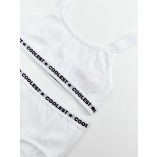 Lcw Kids Beyaz Kız Çocuk Büstiyer ve Külot