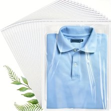 HG Tedarik 100 Adet 30X45 cm Bantlı Opp Jelatin Poşet, Şeffaf Yapışkanlı Poşet ( 30X40+5 cm Kapak)
