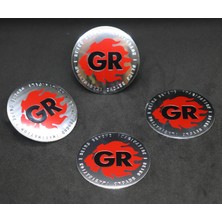 Jant Göbek Arma Ithal Metal Sticker gr Dizayn