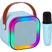 Digi Monster K12 Karaoke Makinesi | Taşınabilir Bluetooth Hoparlörlü | 1 Kablosuz Mikrofon | Eğlence Deneyimi