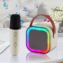 Digi Monster K12 Karaoke Makinesi | Taşınabilir Bluetooth Hoparlörlü |Tek Mikrofonlu| Eğlence Deneyimi
