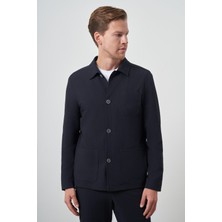  Erkek Lacivert Mevsimlik Worker Gömlek