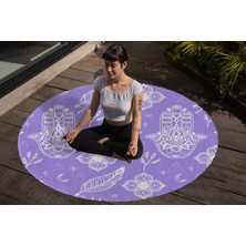 Yoga, Meditasyon,burçlar ve Mandala Temalı,  Meditasyon, Salon, Mutfak, Oturma Odasıı Halısı 100