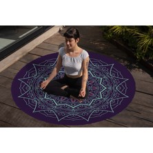 Yoga, Meditasyon,burçlar ve Mandala Temalı,  Meditasyon, Salon, Mutfak, Oturma Odasıı Halısı 10