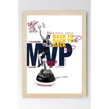 Nikola Jokic Mvp Çerçeveli Tablo - Basketbol Nba Posteri Tablo