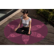 Yoga, Meditasyon,burçlar ve Mandala Temalı,  Meditasyon, Salon, Mutfak, Oturma Odasıı Halısı 08