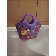 Serenity Haven Renkli Çocuk Banyo ve Plaj Oyuncakları, Sepet ve Çanta Seti, Eğlenceli ve Kullanışlı