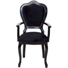 Gazzini Furniture Versailes Kolçaklı Oymalı Klasik Ahşap Sandalye