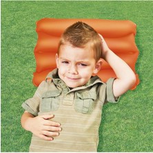 Serenity Haven Renkli Çocuk Şişme Seyahat ve Kamp Yastığı, Plaj Konforu, 1 Adet