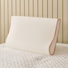 Evidea Soft Boyun Destekli Visko Yastık - Beyaz - 39X60 cm