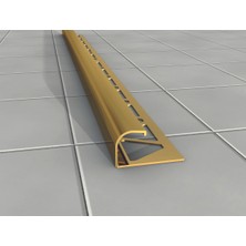 12 mm Alm. Seramik Dış Köşe Profili Sarı Parlak 2.7m Boy