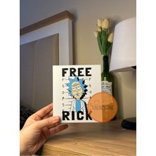 Rick And Morty Rick Sanchez Masaüstü Gece Lambası Hediyelik Gamer Yayıncı Aksesuarı Dekor