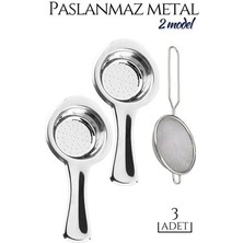 3 Lü Set Metal Çay Süzgeci Cabea Design