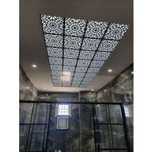 Dekoratif Asma Tavan Paneli Selçuklu Modeli 30X30 Clip-In Panel