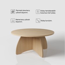Palvion Orta Sehpa | 80 cm - Ceviz Renkli