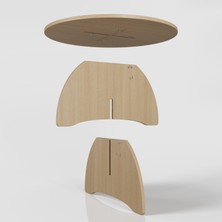 Palvion Orta Sehpa | 80 cm - Ceviz Renkli