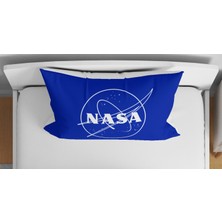 Nasa 3D Dijital Baskılı Tek Kişilik Çarşafsız Nevresim Takımı