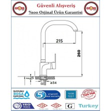 Uzay Spectra Mix Lavabo Bataryası - 40'lık Kartuş - 5 Yıl Garanti - Orjinal Ürün