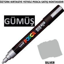 Posca Gümüş Marker Pc-3m (0.9-1.3mm) Poska PC3M Pc - 3m