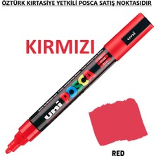 Posca Kırmızı Marker Pc-3m (0.9-1.3mm) Poska PC3M Pc - 3m