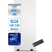 Zetta Minix H210 Intel Core Ultra 7 265K 48GB (6400MHZ) Ddr5 2tb 7100/6000MB/S SSD Intel Arc Grafik Freedos 500W Kompakt Is Bilgisayari ZETM265KH21011