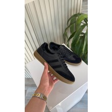 Oslo Unisex Hakiki Deri Sneaker Ayakkabı - Siyah (Iç Dış Deri)
