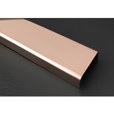 3 cm Inox Bordür Profili Bakır 201