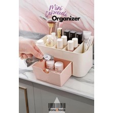 Beyaz Mini Çekmeceli Çok Amaçlı Düzenleyici Organizer Kutusu