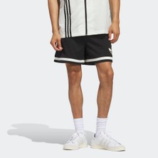 adidas Originals Basketbol u Erkek Siyah Basketbol Şortu.-