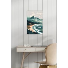 Yağlı Boya Görünümlü Retro Manzara Temalı No:19 18X27 Mdf Ahşap Poster Tablo