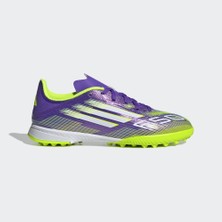 adidas F50 League Çocuk Mor Halı Saha Kramponu.-