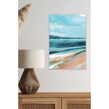 Yağlı Boya Görünümlü Retro Manzara Temalı No:8 18X27 Mdf Ahşap Poster Tablo