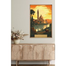 Retro Italya Temalı No:9 18X27 Mdf Ahşap Poster Tablo