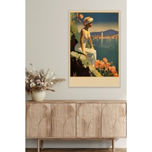 Retro Italya Temalı No:1 18X27 Mdf Ahşap Poster Tablo