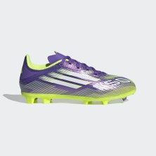 adidas F50 League Firm-Multi Ground Çocuk Mor Çim Saha Kramponu.-