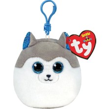 Ty Squishy Beanies Peluş Köpek Anahtarlık Slush