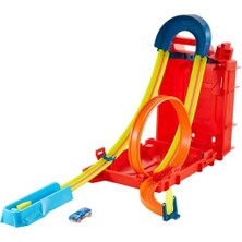 HDX78 Hw Track Builder Benzin Bidonu Akrobasi Seti, Hot Wheels Track Builder