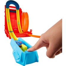 HDX78 Hw Track Builder Benzin Bidonu Akrobasi Seti, Hot Wheels Track Builder