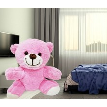 Pembe Peluş Oyuncak Ayıcık 25 cm Sevimli Yumuşak Oyuncak Kız Çocuk Hediye Dekor Ürünü Peluş Oyuncak