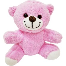 Pembe Peluş Oyuncak Ayıcık 25 cm Sevimli Yumuşak Oyuncak Kız Çocuk Hediye Dekor Ürünü Peluş Oyuncak