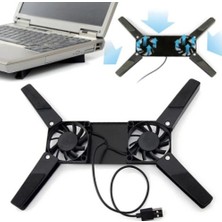 Katlanabilir Laptop Soğutucu Taşınabilir 60MM Fanlı Hızlı Soğutma Sağlayan Dizüstü Bilgisayar Standı