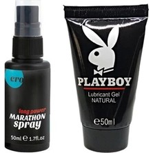 Playboy Hintohu Erkeklere Özel Sprey 50  ml  Peak Power For Men Sprey + Playboy Lubricant 50 ml  Jel