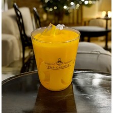 Tp Candle Limon Kokulu Aromaterapi Mum - Soya Wax Dekoratif Mum - Hediyelik Mum