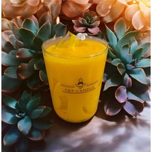 Tp Candle Limon Kokulu Aromaterapi Mum - Soya Wax Dekoratif Mum - Hediyelik Mum